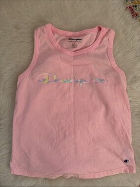 Champion Pink Girls' Logo Tank Top